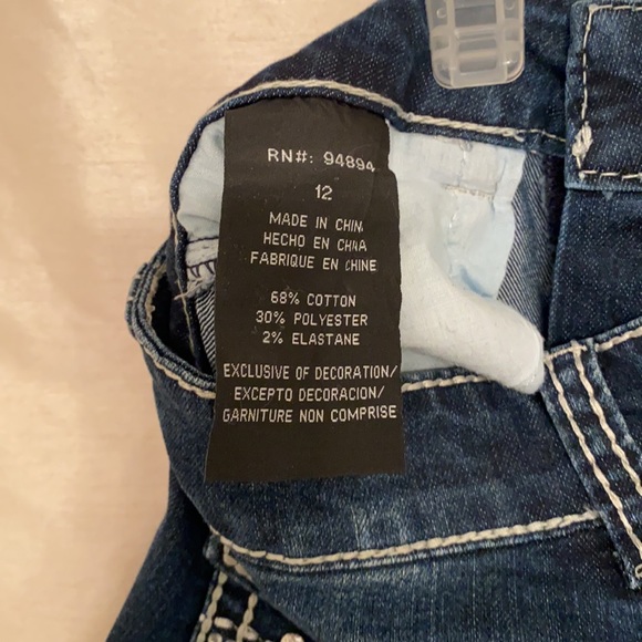 Girls size 12 Wired Heart jeans NWOT - Picture 4 of 12